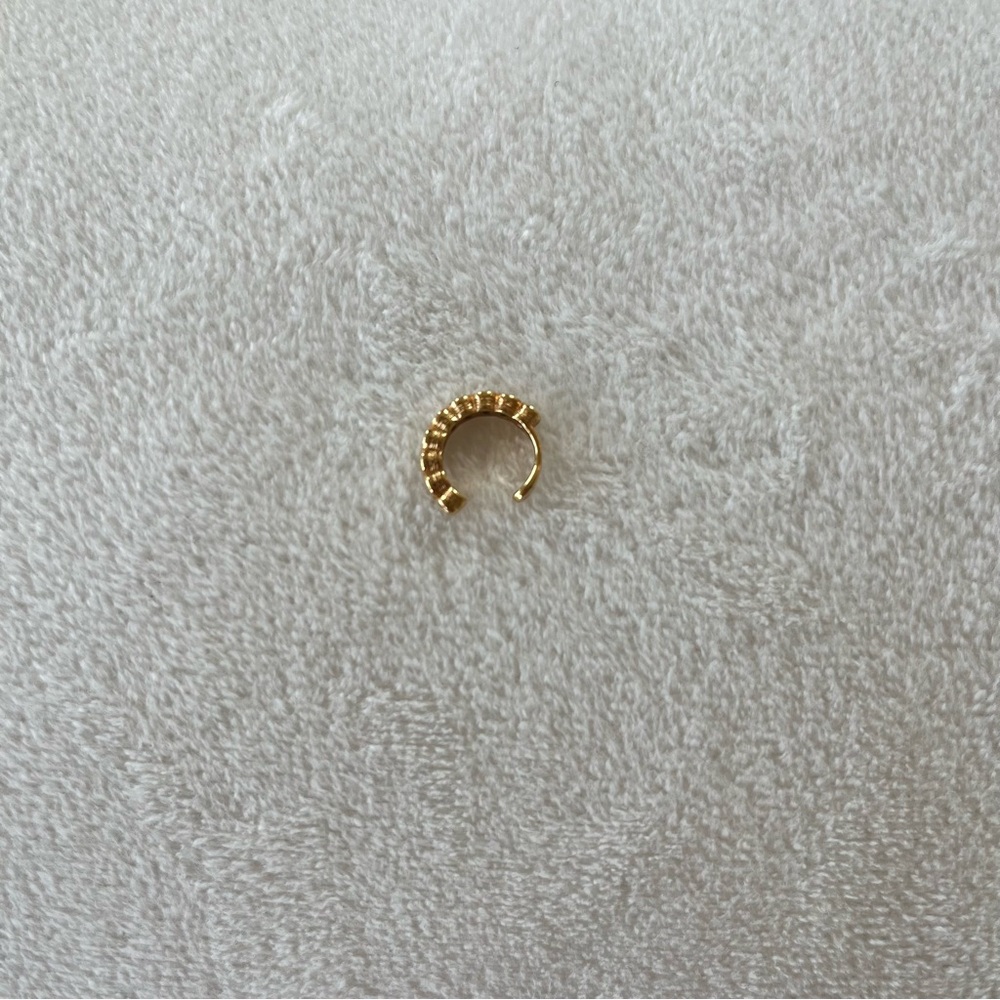 🤍 nwot | child of wild | aria ear cuff 18k gold overlay - Picture 2 of 4
